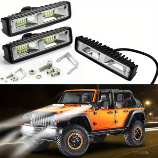 Holofote LED De Trabalho 48W Luz De Carro Super Brilhante 9-36V Faróis Para Automóveis , Motocicletas , Caminhões , Barcos , Trator , Reboque E Off-Road