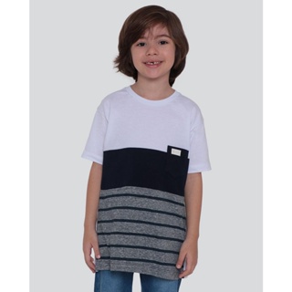 Camiseta Infantil Recorte Branca