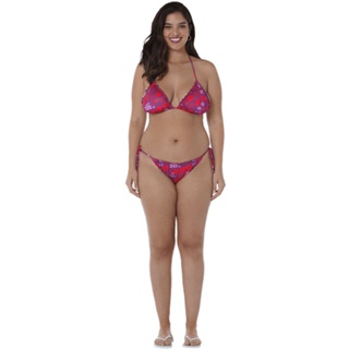 Calcinha Biquíni Ripple Havaianas Hibisco Noturno