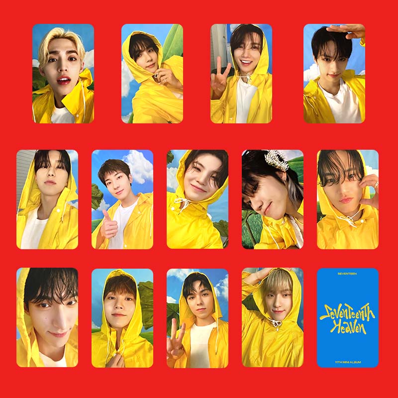 SEVENTEEN Heaven SHOPEE ラキドロ トレカ 13枚 コンプ 5-13pcs/set SEVENTEEN COMEBACK 11o Mini Álbum HEAVEN Photocards