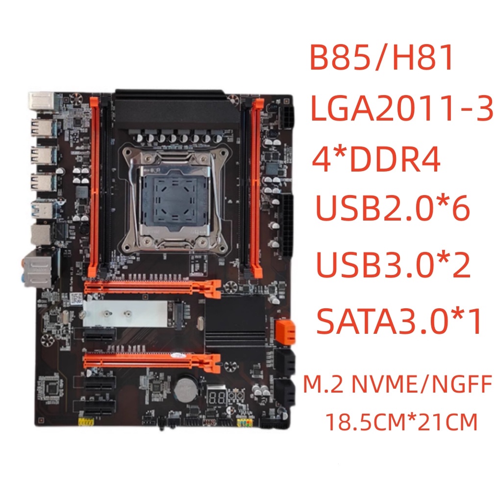 Motherboard X99H suporte mainboard DDR4 RAM Socket LGA 2011V3 CPU ...