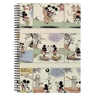 Caderno Universitario Colegial Mickey Mouse Disney Quadrinhos 1 Materia Culturama 80 Folhas