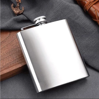 Cantil de Bolso em Aço Inox Porta Wisky Vodka Rum Gin