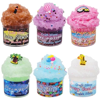 70ml Color Mud Rice Grain Slime De Arroz/Kit De Frutas Escorregadias De Manteiga De Faça-Você-Mesmo/Goma De Espuma De Descompressão De Cristal