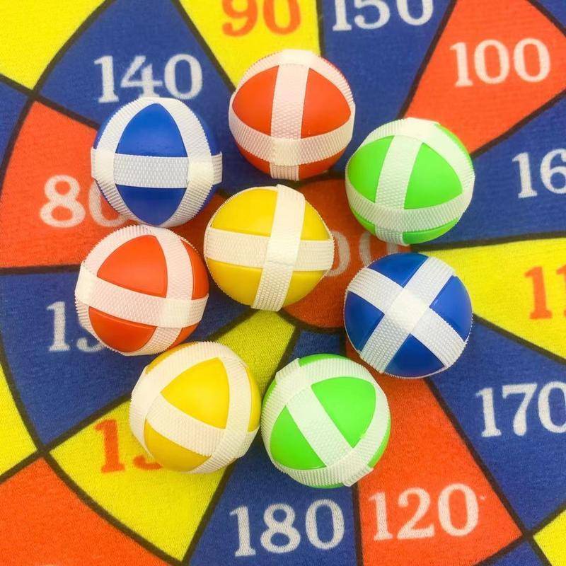 Acessórios de Dardos para Crianças Bola Pegajosa Bola de Brinquedo Alvo de Nylon Gancho de Tiro Velcro Bola Pegajosa Alvo 3,4cm