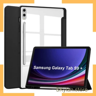 Capa Case Acrílico Com Suporte Caneta compativel para Samsung Galaxy Tab S9 Fe/S9 Plus12,4