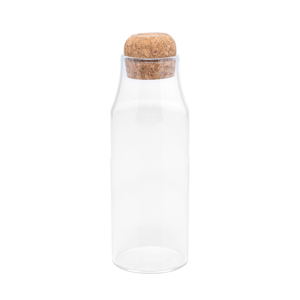 Porta Mantimento Vidro Borossilicato com Tampa Rolha 820ml