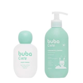 Kit Bebê Colônia Baby Fresh 100ml Sabonete Líquido 250ml Buba Care