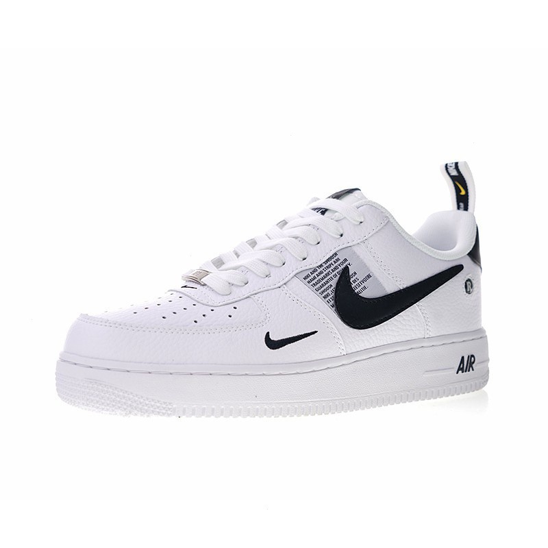 Air Force 1 Branco couro aspero com Pingente