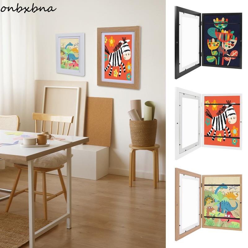 Molduras De Arte Magnética Infantil Moldura Frontal Aberta Mutável Para Cartaz Pinturas De Desenho De Fotos Expositor Decoração Do Dormitório