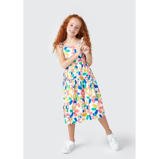 Vestido Midi Infantil Godê Em Tecido Hering Kids