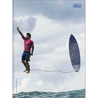 Caderno Costurado Universitário Tilibra Gabriel Medina Capa Dura 80 Folhas - Embalagem com 5 Unidades em Oferta na Shopee