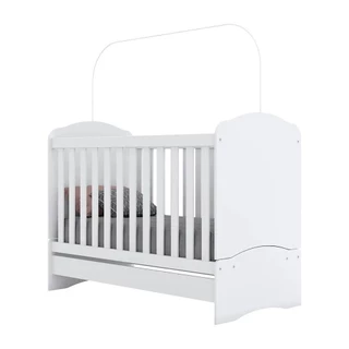 Berço Mini Cama Henn Bala de Menta Branco I02-10 em Oferta na Shopee
