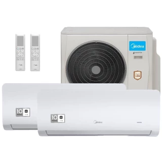 Ar Condicionado Multi Split Midea Xtreme Save 18000 BTUs 1X9000+1X12000 Quente e Frio Inverter 220V 38MBMBA18M5 em Oferta na Shopee