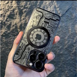 Tecnologia De Eletrodeposição A Caixa Magnética Para Telefone Celular É Compatível Com O IPhone 11 13 12 14 Pro Max Anti-Queda Tampa Traseira Da Estrutura Eletroplatada .