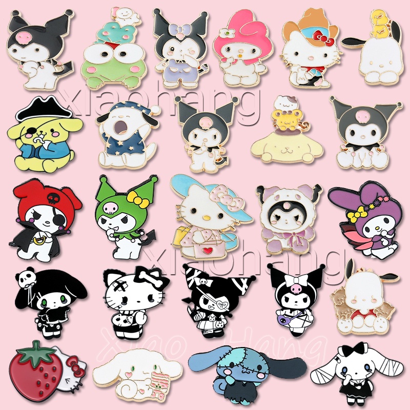 Carteira Kawaii Personagens Sanrio - Hello Kitty, Cinnamoroll, My Melo