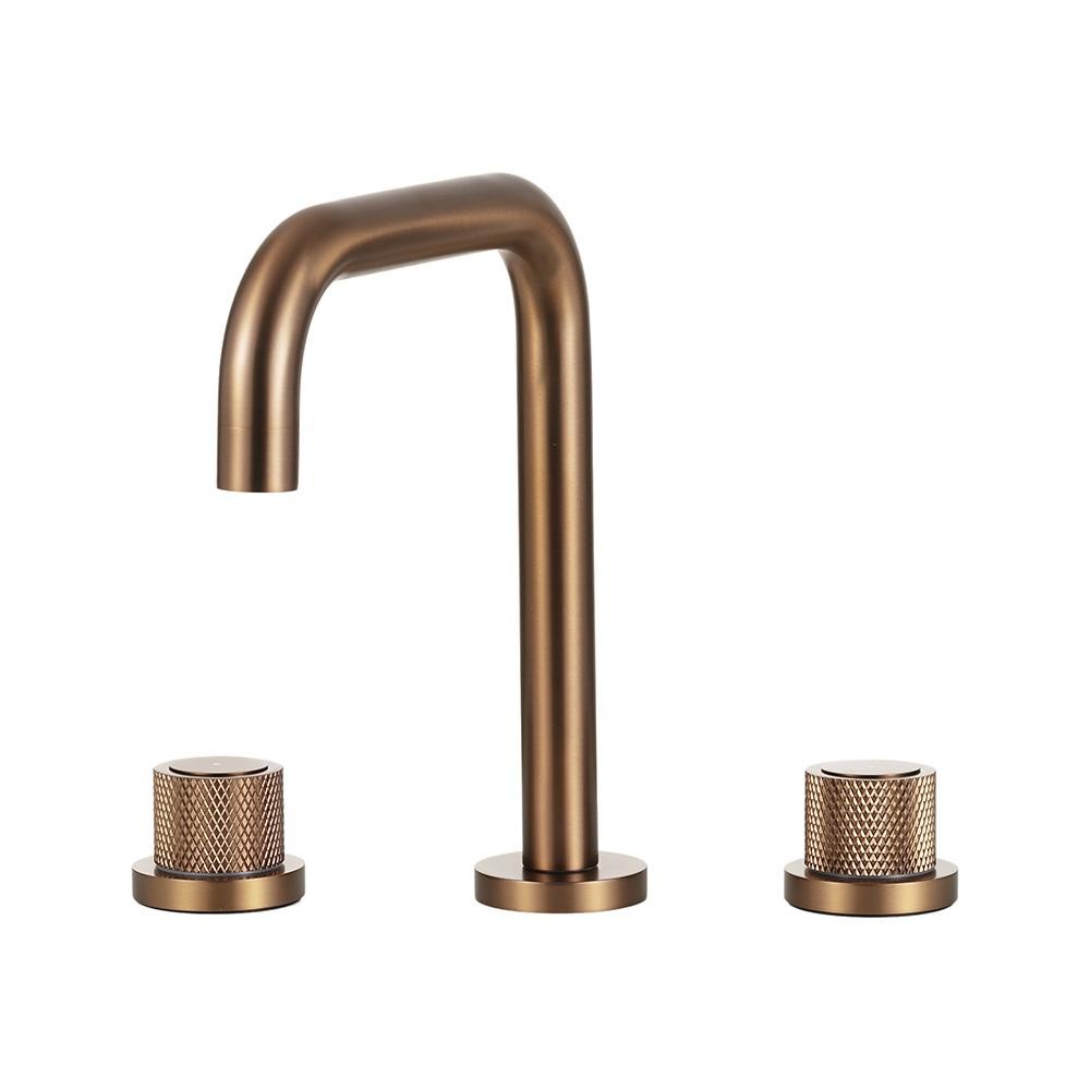 Torneira Para Banheiro Misturador Duplo Comando Grajaú Pingoo - Dourado Rose