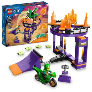 LEGO city desafio de enterradas com rampa de acrobacias (144 peças)