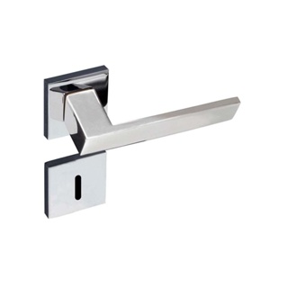 Fechadura interna de aço zamac Beethoven 829-90 com roseta cromada Pado Fechadura Zm Beethoven Rq2 829-90 Interna Cr Pado