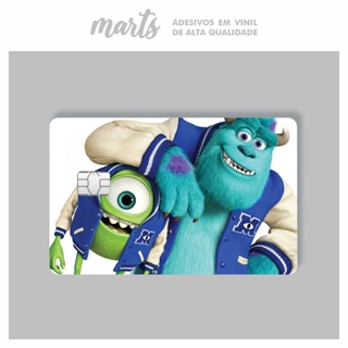 Adesivo Monstros S.A Disney Para Cartão De Crédito Filme Desenho