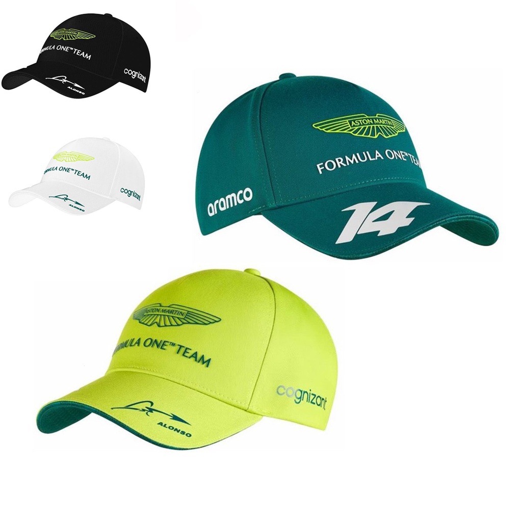 Boné de beisebol ajustável F1 Aston Martin Snapback Hat masculino e feminino universal