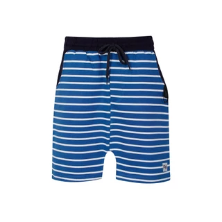 Bermuda Masculina Infantil Listrada Happiness Polo Wear Azul Escuro