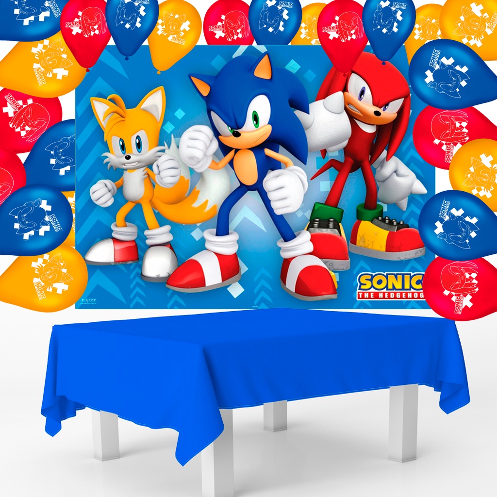 Display Sonic Amy Rose, Totem Enfeite de Aniversario