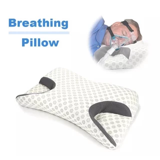 CPAP Almofada De Contorno De Função Ajustável Médica De Espuma Para Apnéia Do Sono Rugas Lado