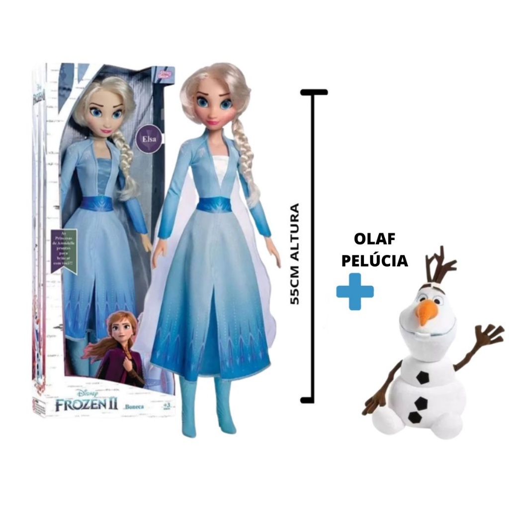 Boneca Mini My Size Disney - Frozen II - Anna BBRA