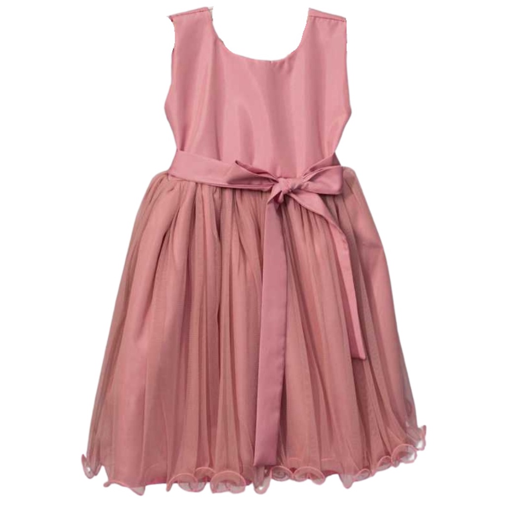 Vestido de festa clearance infantil rosa seco