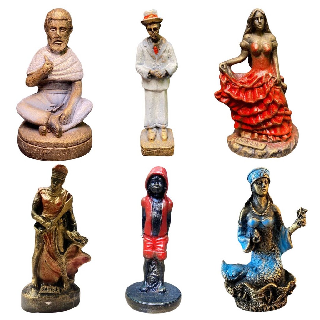 Imagens Orixás 10cm/ Resina - Escolha o seu - Umbanda Candomble ...