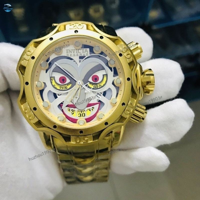 Relógio Invictta Coringa Joker Masculino pesado e robusto de Luxo ...