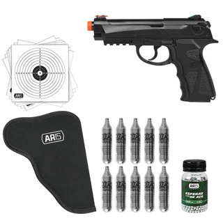 Pistola Pressão 4.5mm CO2 Rossi Wingun + Coldre + Esferas