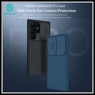 Nillkin Capa Para Samsung Galaxy S24 S23 S22 Ultra Plus FE S24+ S23+ S22+ 5G Capinha Camshield Pro Caso Slide Camera Lens Proteção À Prova De Choque TPU PC Tampa Traseira Do Telefone