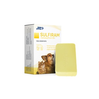 Sabonete Premium Sulfiram Antipulgas e Carrapatos para Cães e Gatos Mundo Animal 80g