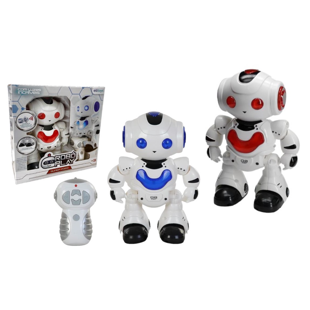 Brinquedo Robô Infantil Com Controle Remoto Luzes e Som | Shopee Brasil