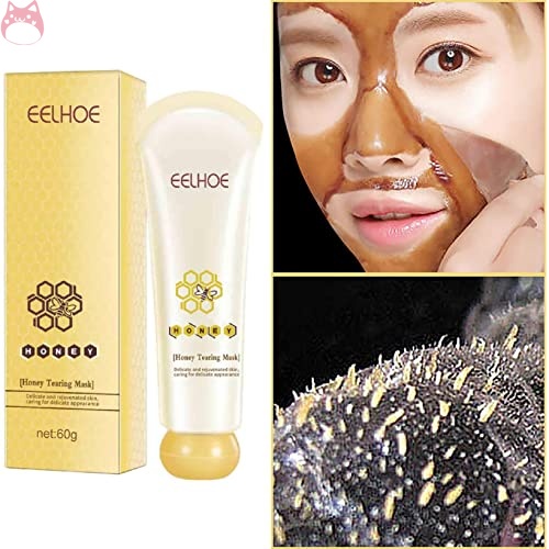 Máscara Honey De Descascar/Controle De Cravos/Mel Óleo Facial/Removedor Limpeza De Poros Mortos/Redução HGF