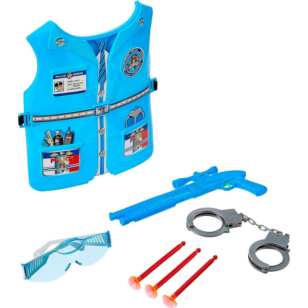 Conjunto Operação Policial Fantasia Kids Colete e Acessórios - ShopJJ -  Brinquedos, Bebe Reborn e Utilidades