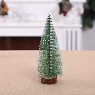 kit com 5 ou 10 Mini Árvore de Natal pinheirinho Decoração Natalina Madeira Enfeite de Natal 15cm