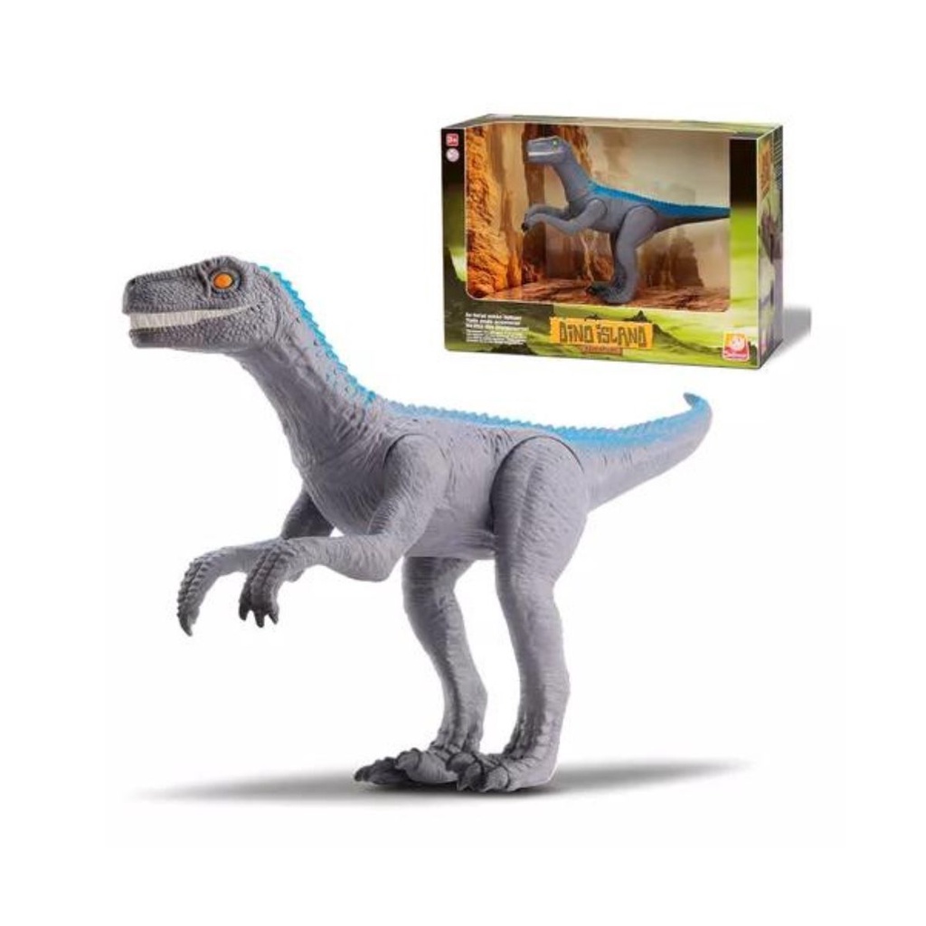 Jipe e Velociraptor Dino Island - Silmar Brinquedos - Mundial Casa e  Presentes