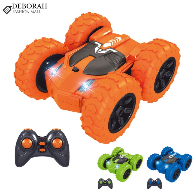 Carros 4WD RC para Crianças, carro acrobacias dois lados braço oscilante  360 graus girando