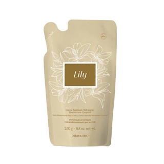 Refil Lily Creme Acetinado 250g - O Boticário