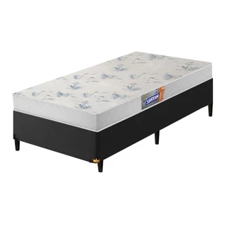 Cama Box Solteiro Colchão De Espuma D20 Supreme 88x188x50cm