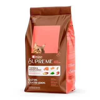 Ração Quatree Supreme Gatos Castrados Salmão e Batata Doce 3kg em Oferta na Shopee