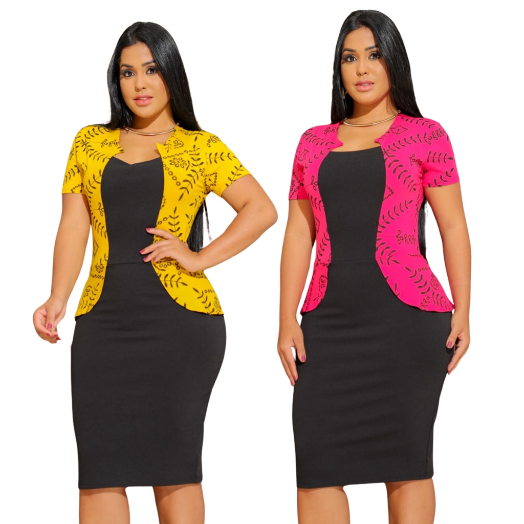 Kit 2 Vestidos Femininos Moda Evang lica Mulher Virtuosa Midi