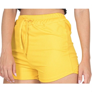 Short Feminino Soltinho Malha Canelada Verão Shortinho Feminino Canelado  Shorts em Promoção na Americanas