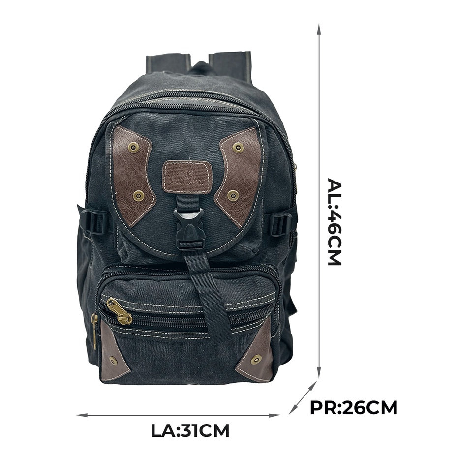 Mochila de Lona Confort Resistente - LukaSports