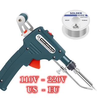 Soldagem Semi-Automática De Ferro Elétrico 60W 110V-220V Para Fios De Sucção