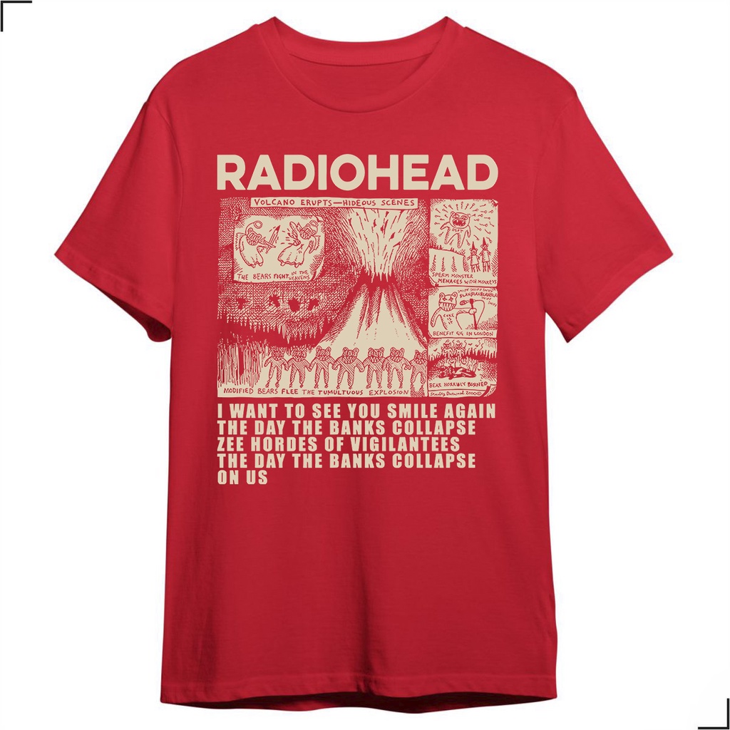 Camisa Básica Radiohead Hail Unissex Thief Álbum Banda Rock