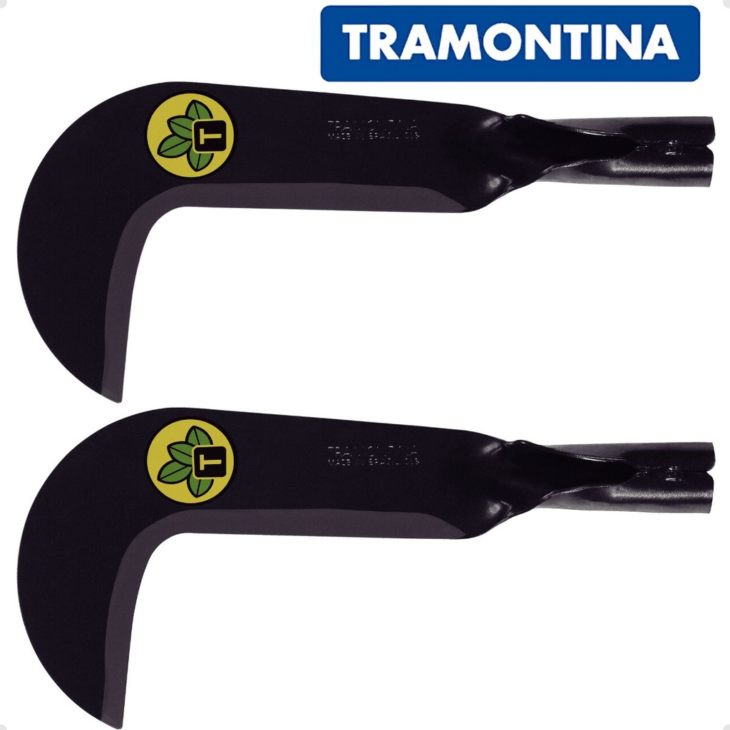 Kit 2 Foice Roçadeira Pasto Poda Capim Tramontina | Shopee Brasil